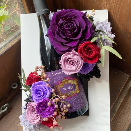 お誕生日のプレゼントに人気!1万円、2万円の花とお酒のギフト達