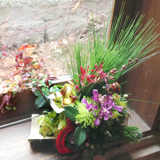 お年賀や寒中見舞いなど冬のプレゼントにお勧め!お酒と花特集