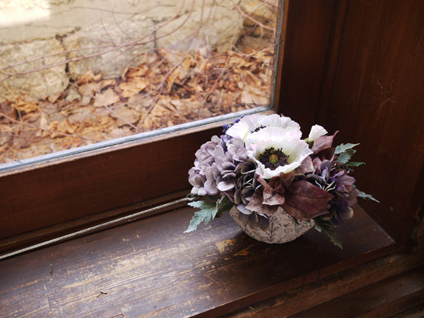 新築祝い、古稀(古希)祝いにおすすめ! 造花アレンジ1