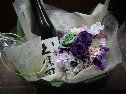 日本酒派、焼酎派にお勧め！おしゃれなお酒とお花のギフト特集