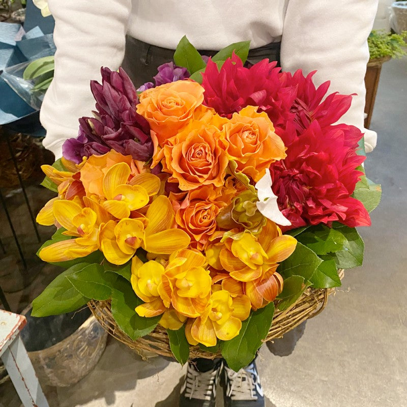 送別ギフト 誕生日プレゼントに!【お祝いのフラワーアレンジメント